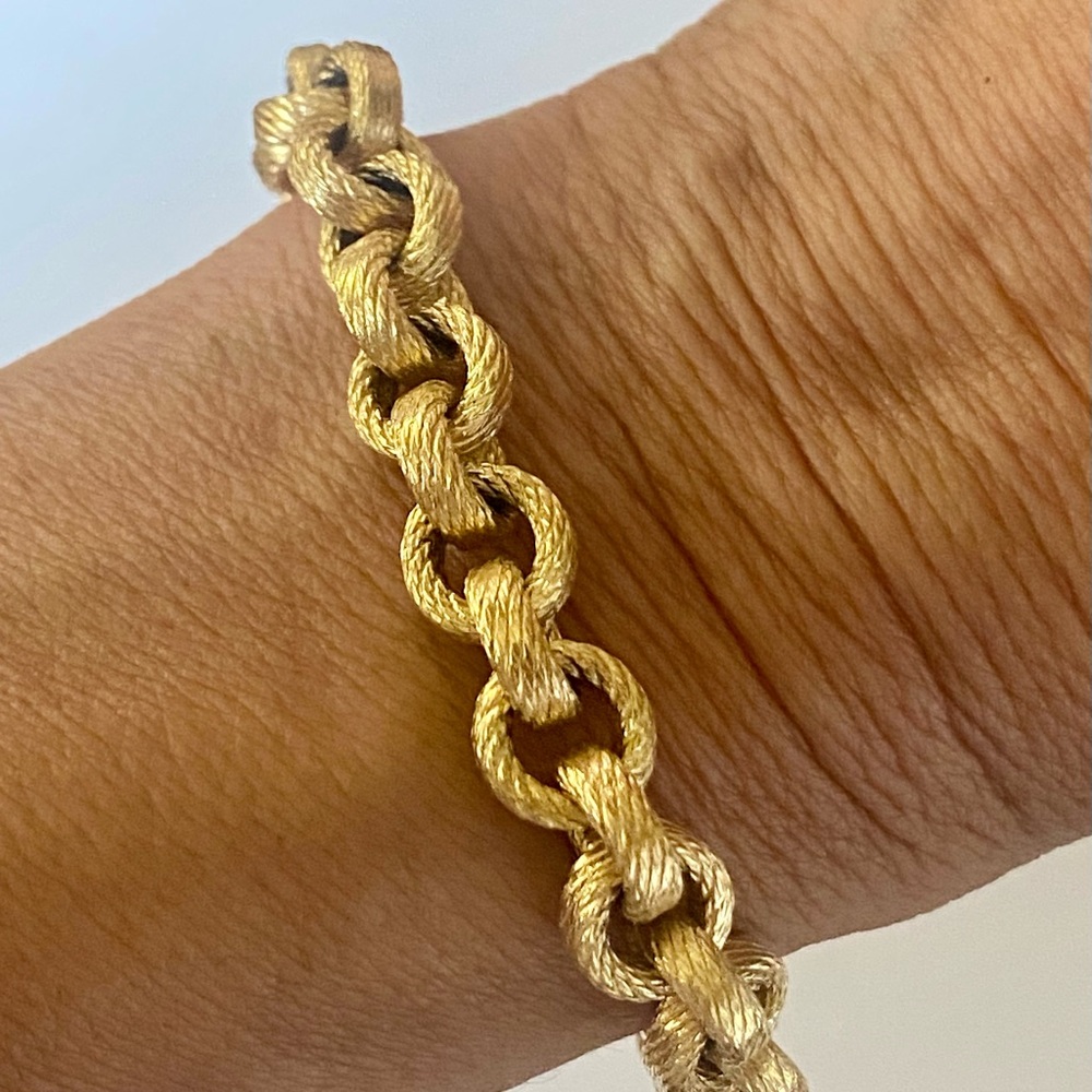 18k Italian Gold bracelet.